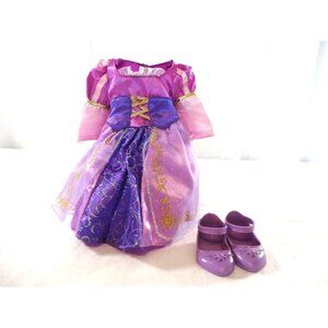 Disney Jakks Pacifics Tangled Rapuzel Princess‎ 14” Toddler Doll Dress & Shoes